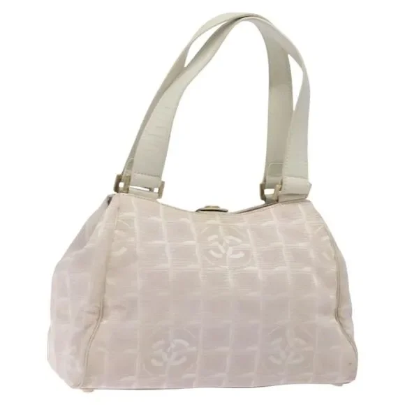 Chanel Travel Line Pink Nylon Handbag (Pre-Owned) - Picture 14 of 16